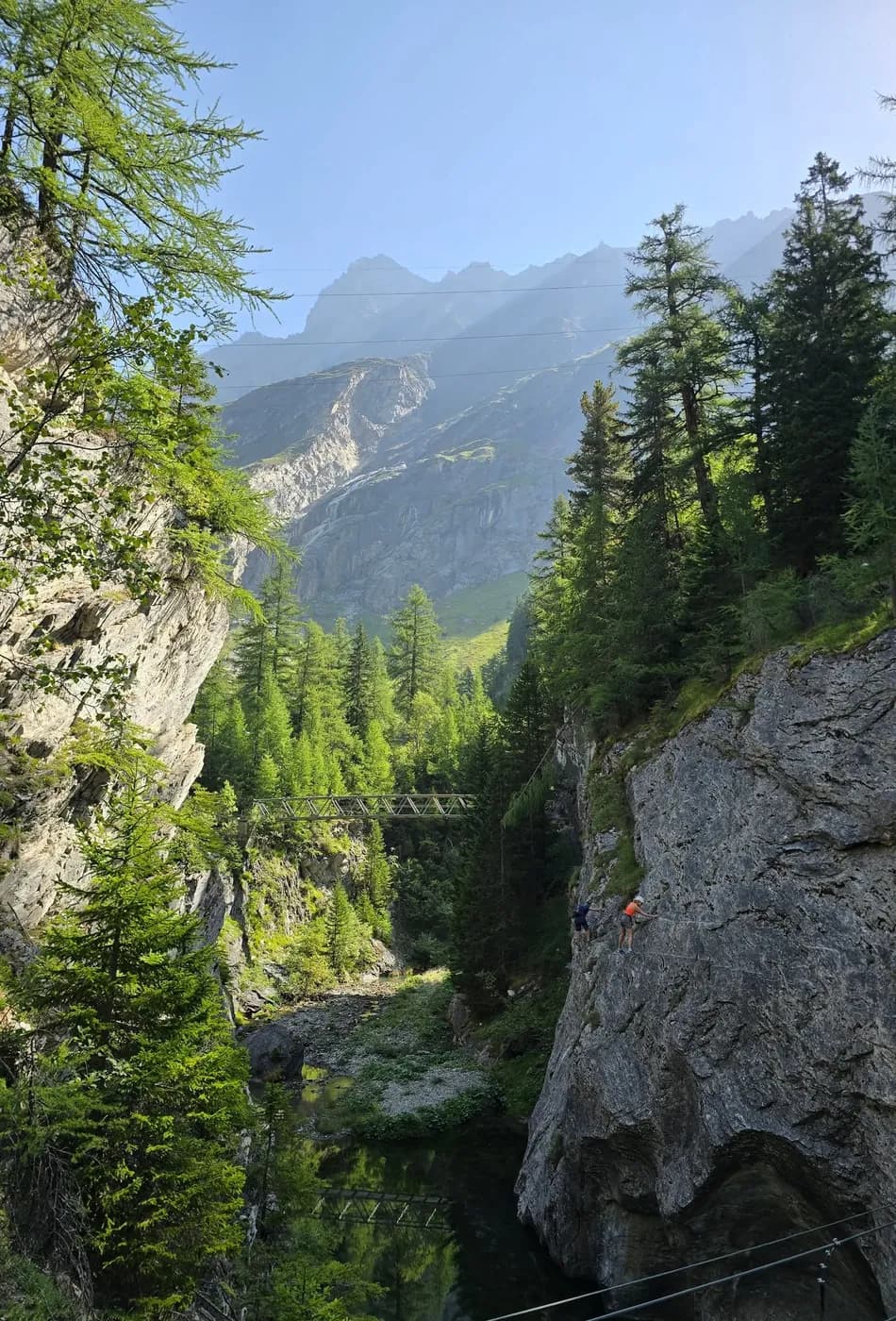 Via Ferrata des gorges de Mauvoisin Tichodrome - photo 1