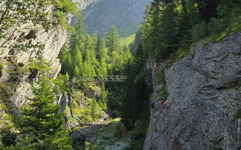Via Ferrata des gorges de Mauvoisin Tichodrome
